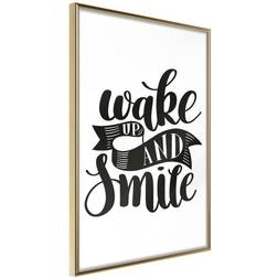 Arkiio Affisch Wake up and Smile [Poster] 30x45 Poster